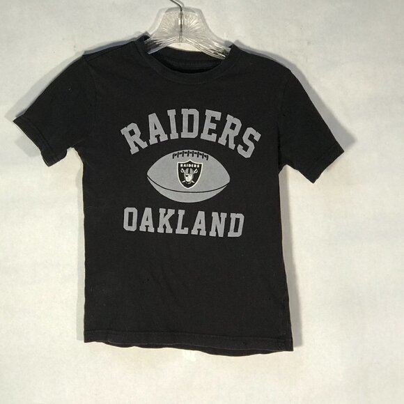 NFL Vintage Oakland Raiders Kids Small Tee Short Sleeve T Shirt - Picture 3 of 6